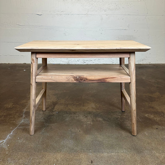 Natural Acacia Recliner Table C SIDE TABLES