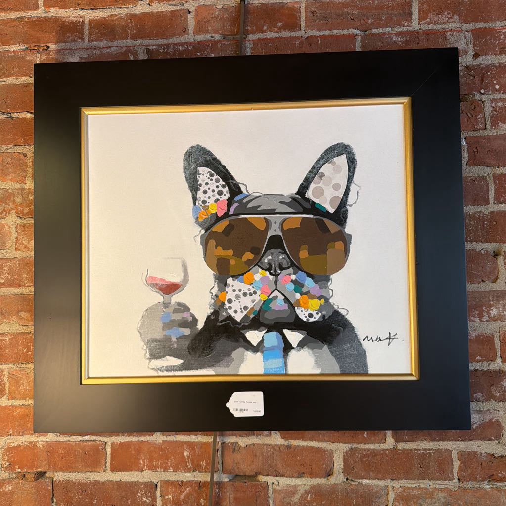 Cool Toasting Frenchie (sm) ART
