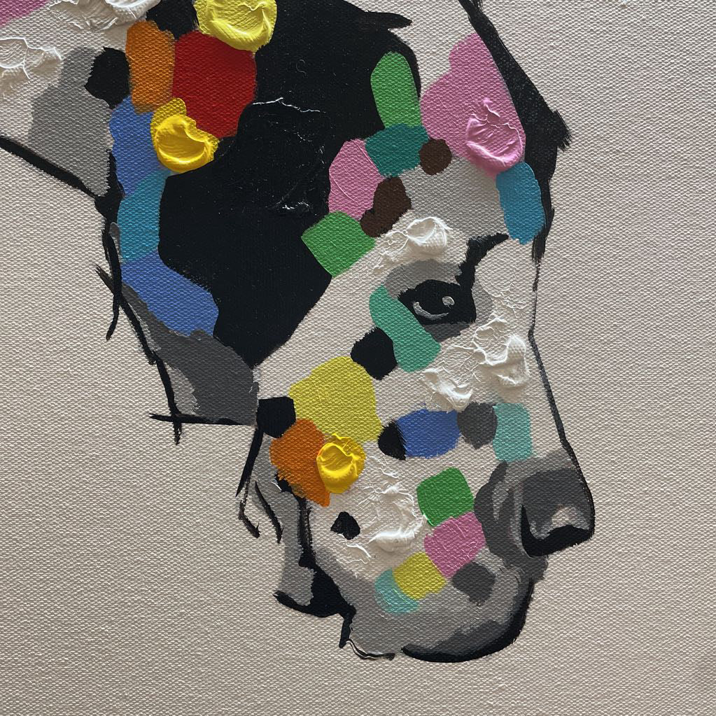 Big Dog: "Hello Little Friend"! (med) ART