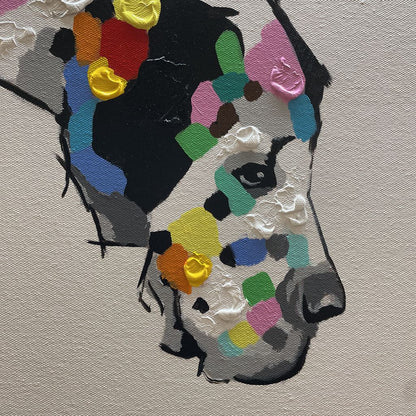 Big Dog: "Hello Little Friend"! (med) ART