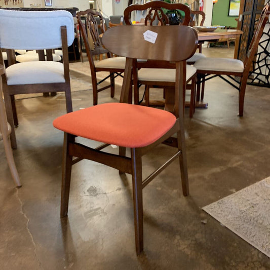 Maghrib Orange Cushion Dining Chair