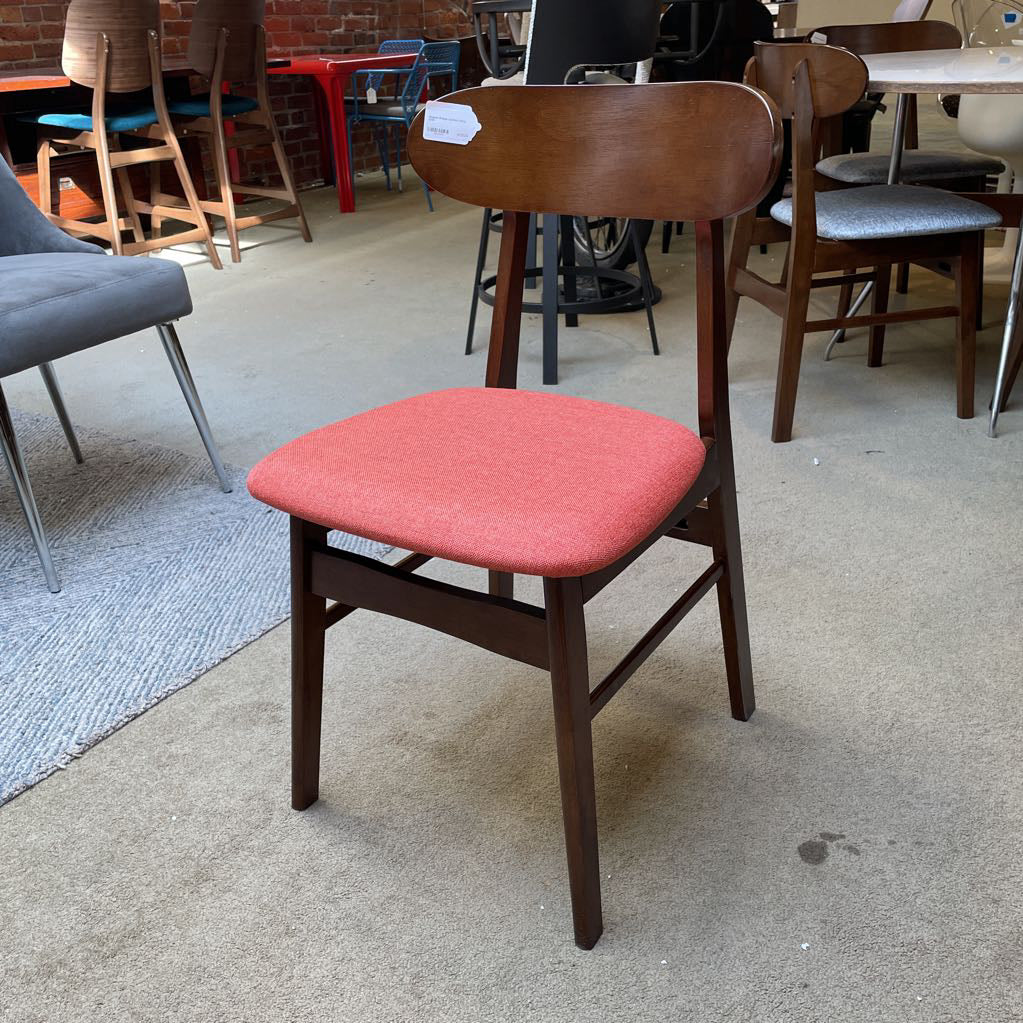 Maghrib Orange Cushion Dining Chair