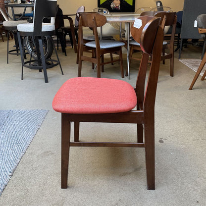 Maghrib Orange Cushion Dining Chair