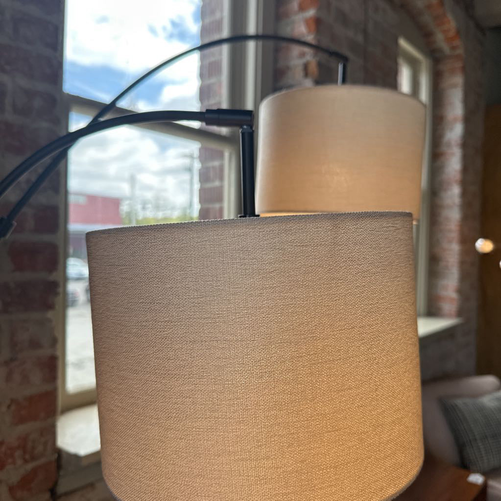 Black 3-arm Arc Lamp LAMPS