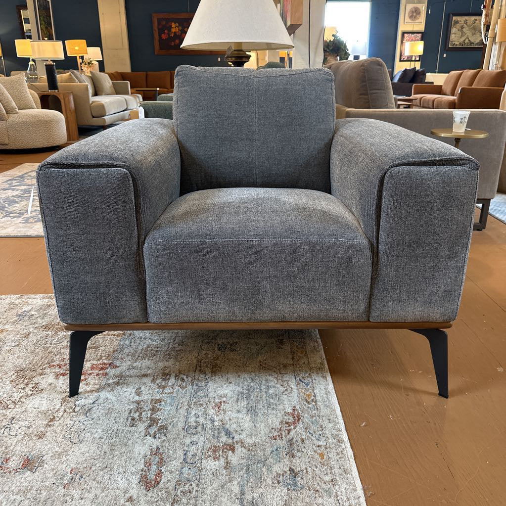 Petrina Granite Wood Trim Chair U ACCENT CHAIRS