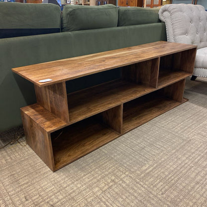 Dark Acacia Cube TV Stand