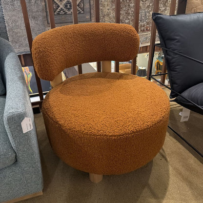 Mod Copper Boucle Accent Chair