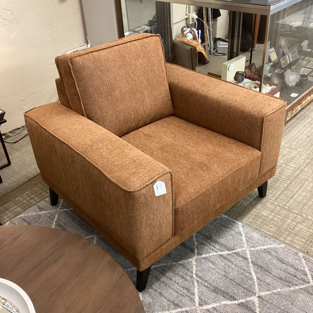 Orange Mod Chair U ACCENT CHAIRS