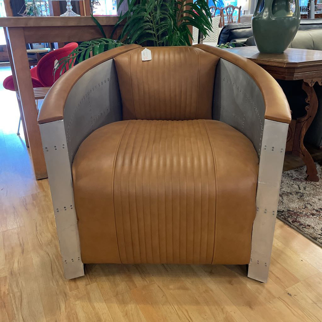 Aviation Leather Chair U ACCENT CHAIRS