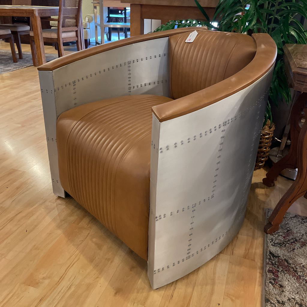 Aviation Leather Chair U ACCENT CHAIRS