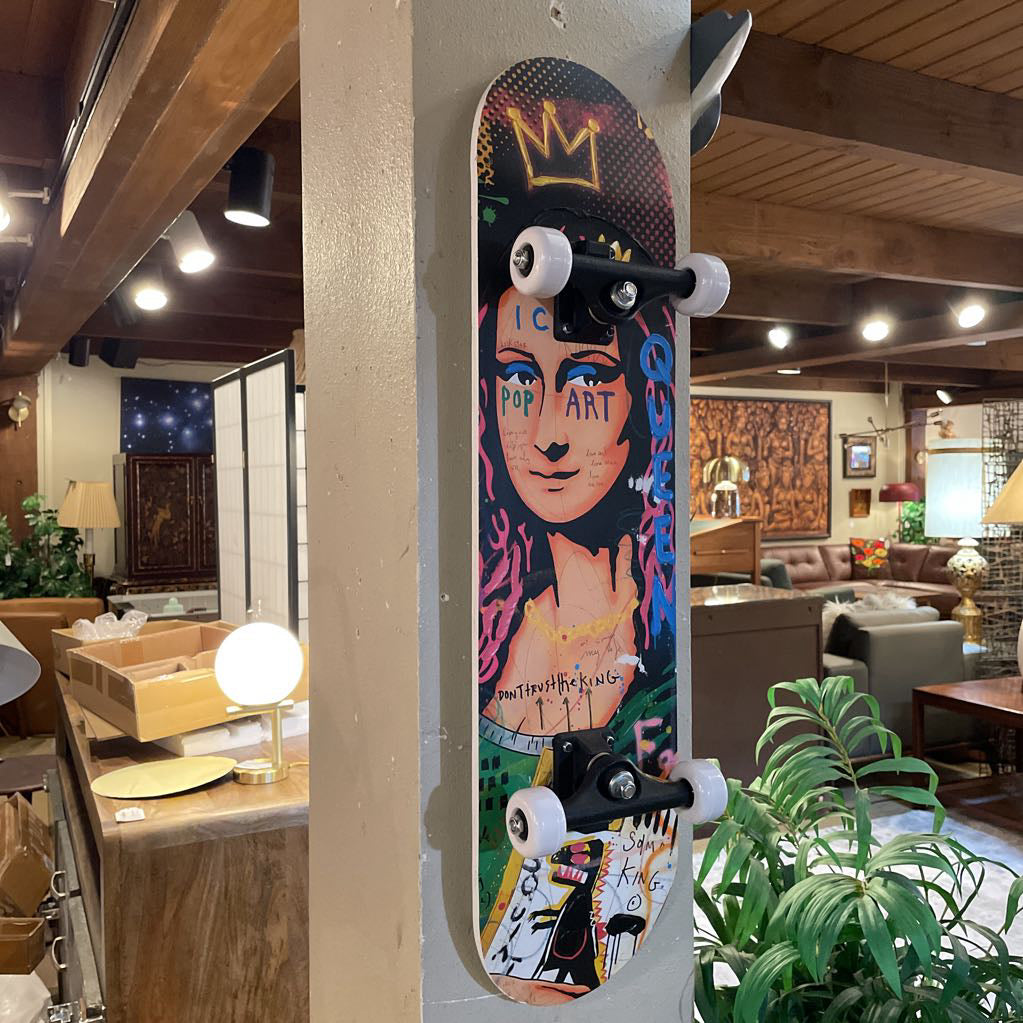 Graffiti Mona Lisa Skateboard ART