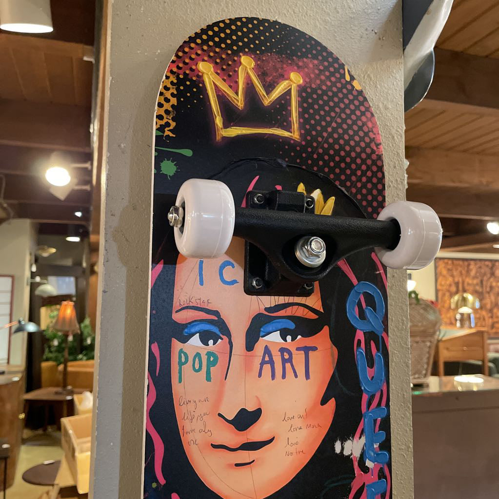 Graffiti Mona Lisa Skateboard ART