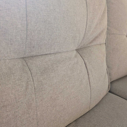 Slate Chaise white sectional sofa