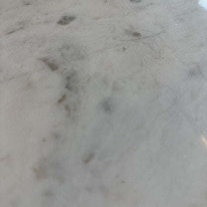 Close-up of a marble surface with gray and white patterns