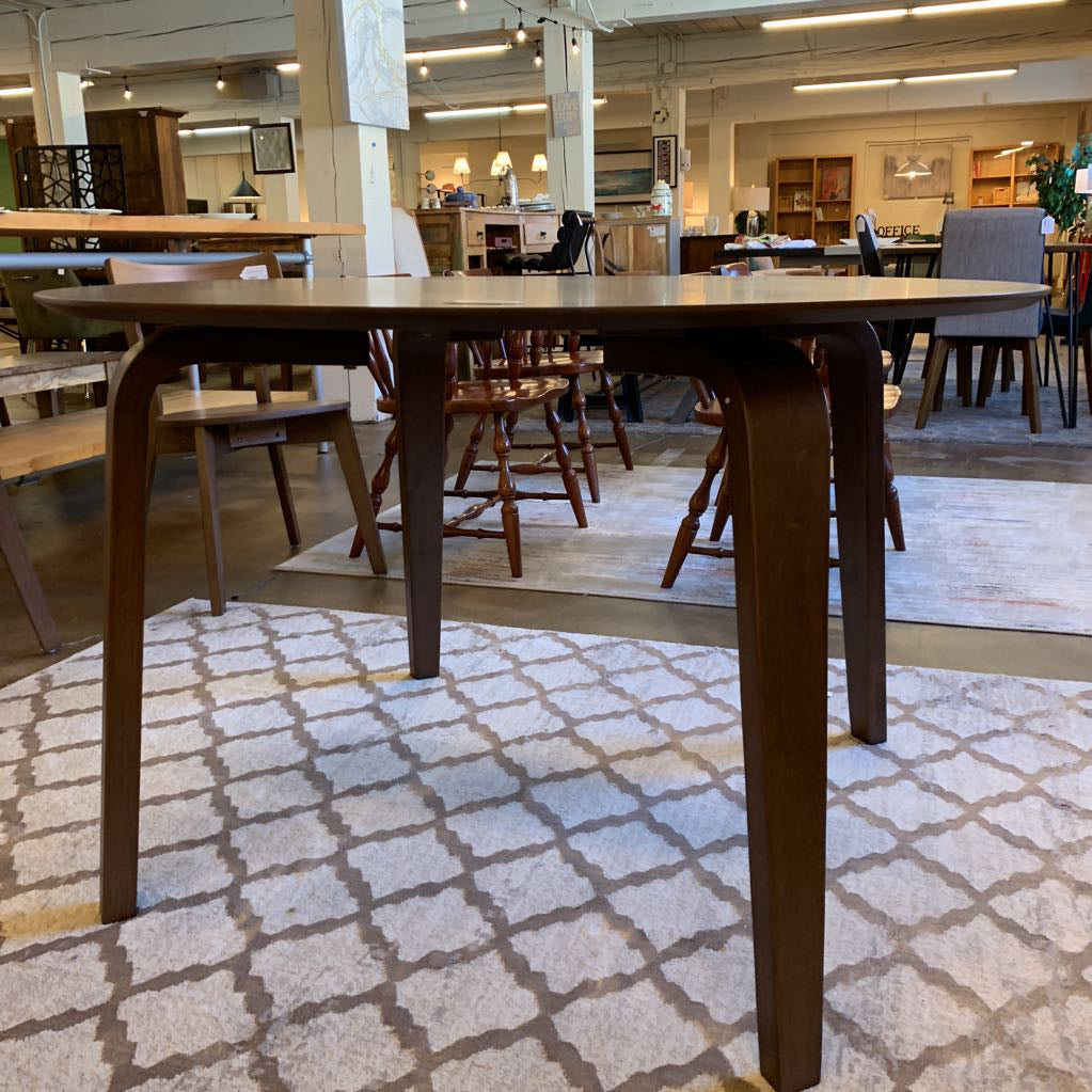 Renee Walnut Round Dining Table C DINING TABLES