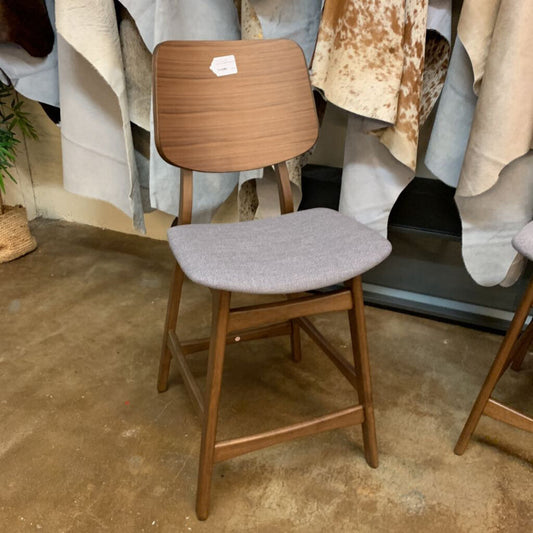 Hoya Gray Cushion Counter Chair