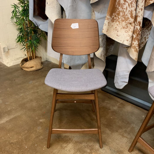Hoya Gray Cushion Counter Chair