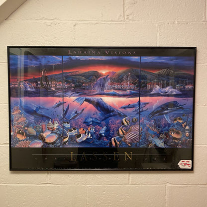 SIGNED LASSEN LAHAINA VISIONS Poster ART