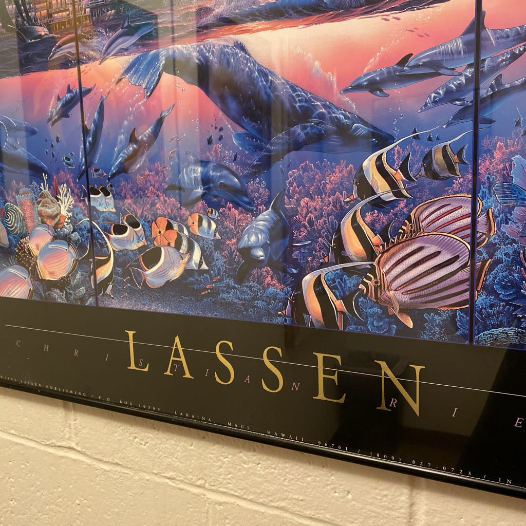 SIGNED LASSEN LAHAINA VISIONS Poster ART