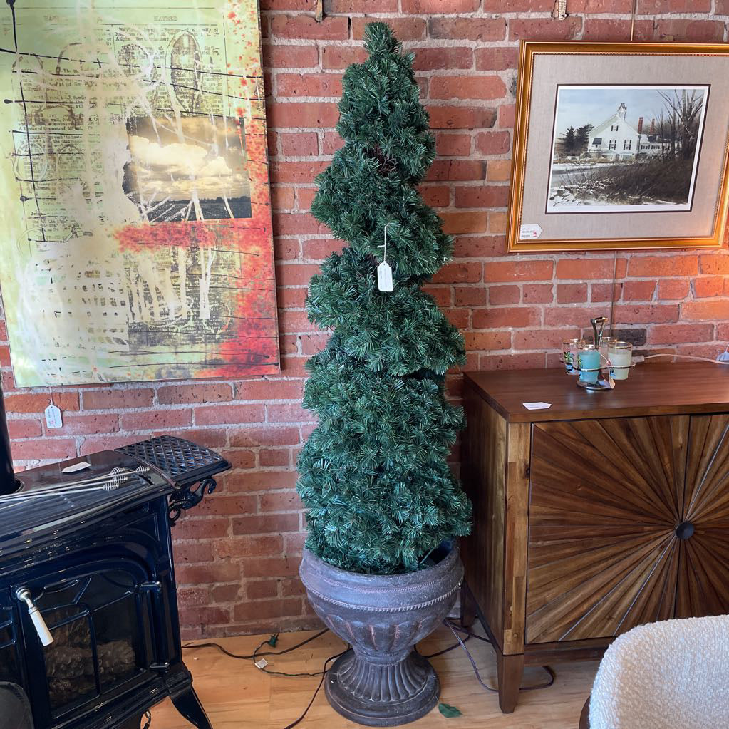 Faux Twisty Tree w Lights SMALLS