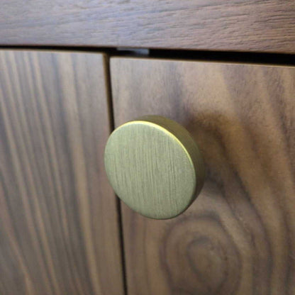 Walnut Open Shelf Sideboard