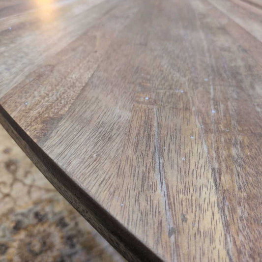 Close-up of a wooden surface with a textured pattern