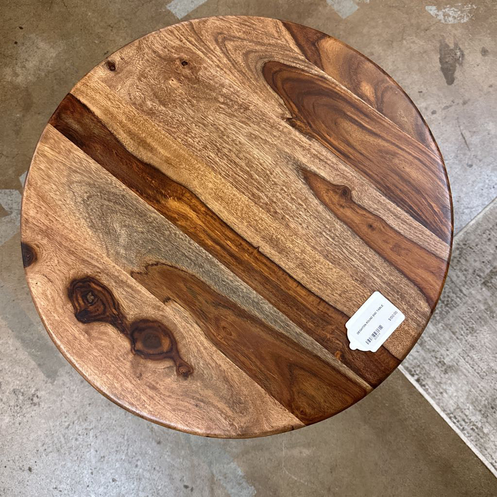 DEIGHTON ROUND END TABLE C SIDE TABLES
