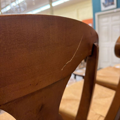 ETHAN ALLEN Rush Seat Barstool