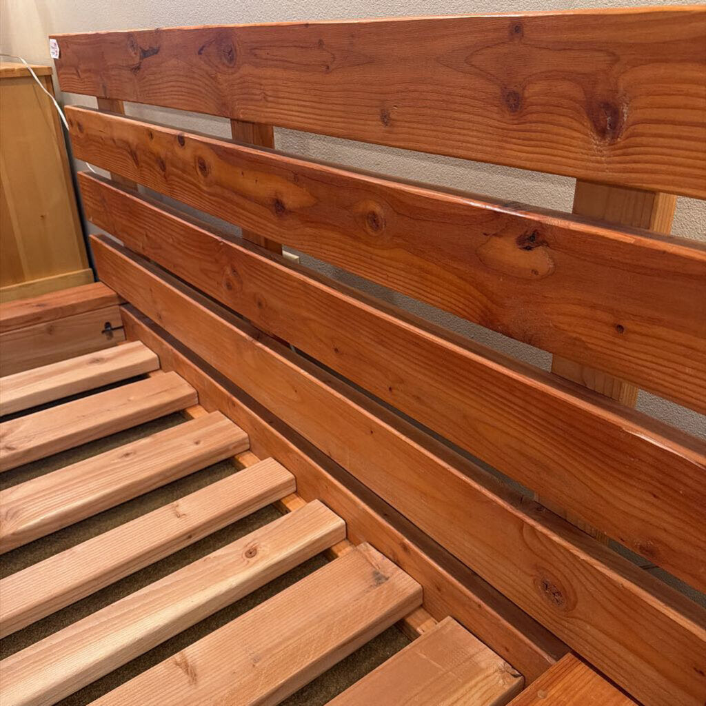 Wooden pallet with a clear background