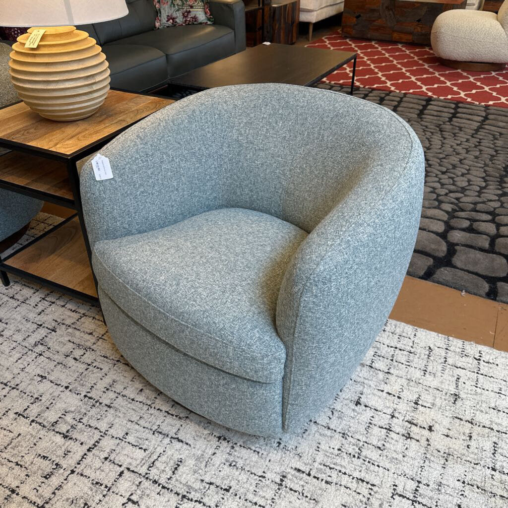 Seaglass Swivel Arm Chair