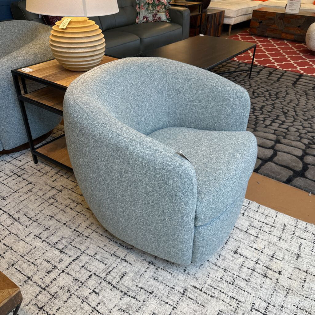 Seaglass Swivel Arm Chair