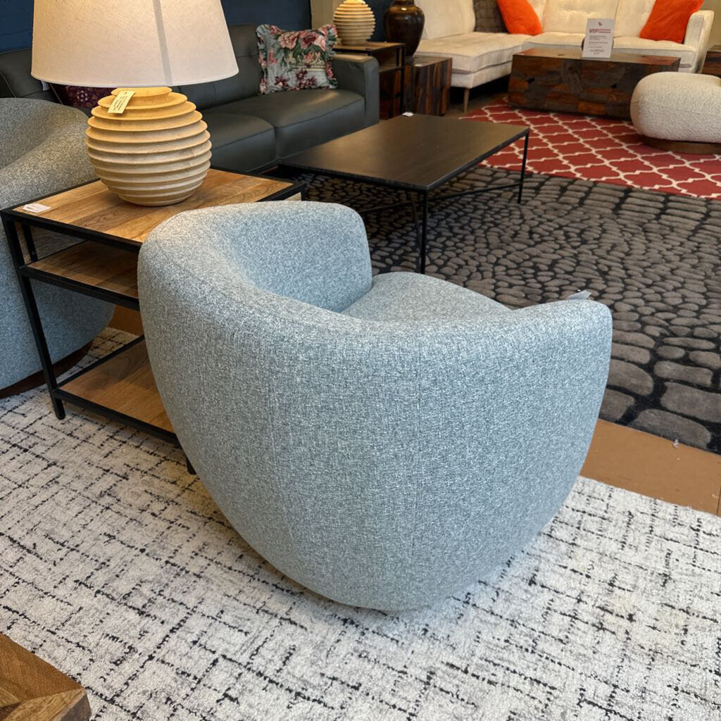 Seaglass Swivel Arm Chair