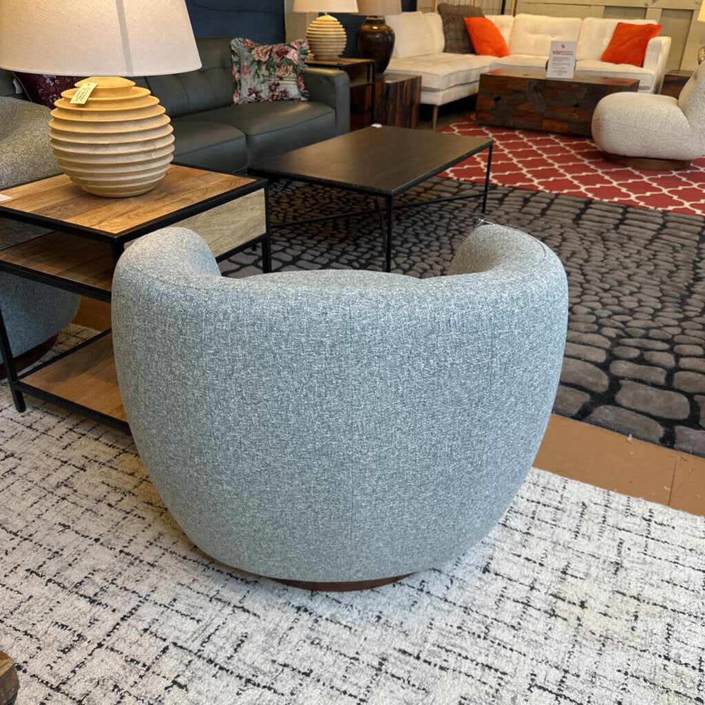 Seaglass Swivel Arm Chair