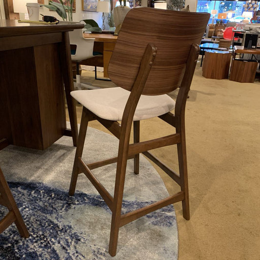 Hoya Natural Cushion Counter Chair