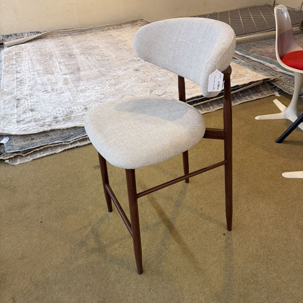 Bentley Beige Cushion Counter Chair