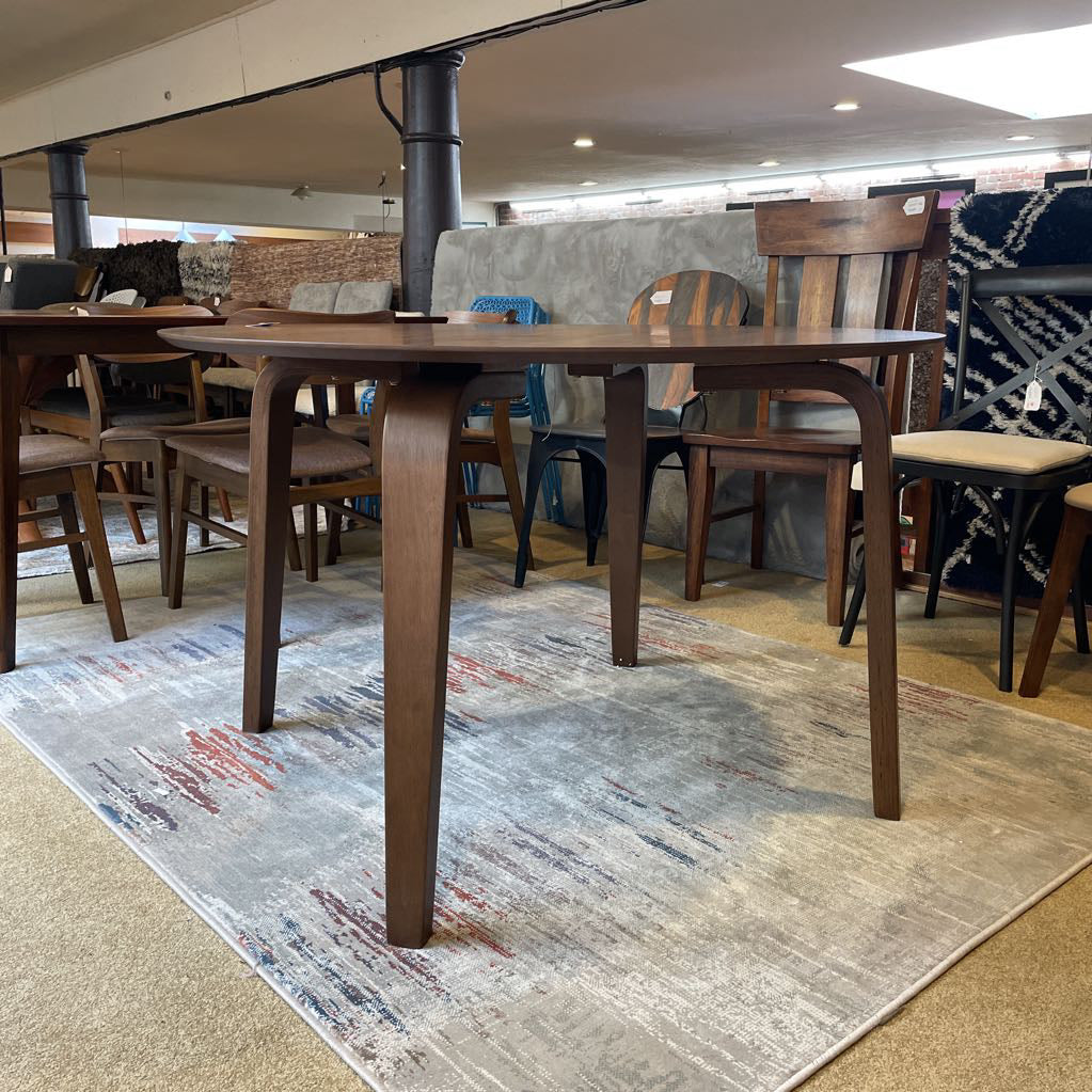 Renee Walnut Round Dining Table C DINING TABLES