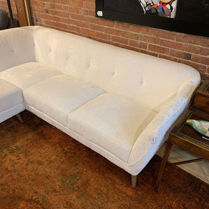 Ivory Curved Sectional