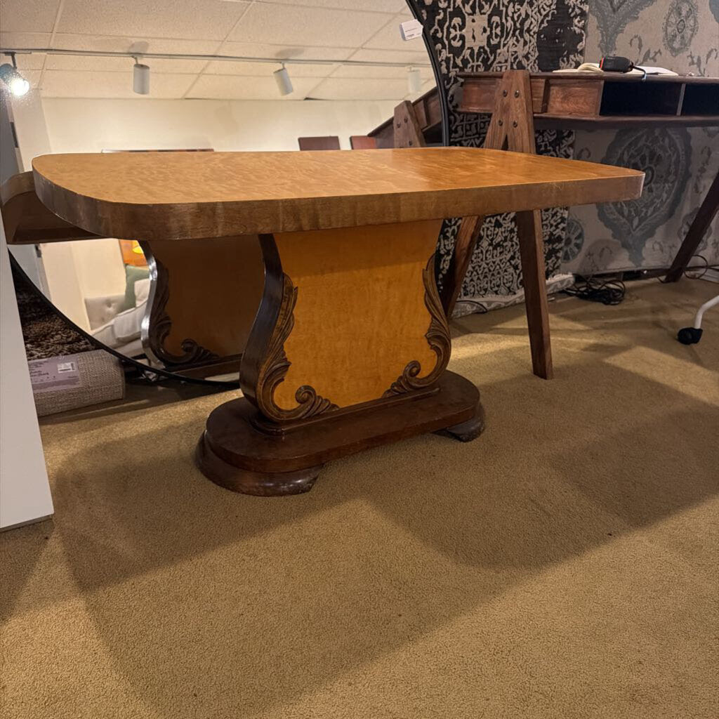 Ornate Art Deco Pedestal Coffee Table