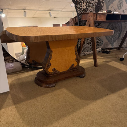 Ornate Art Deco Pedestal Coffee Table
