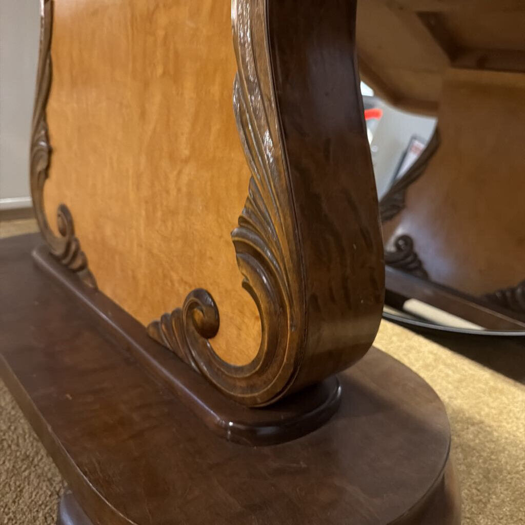 Ornate Art Deco Pedestal Coffee Table