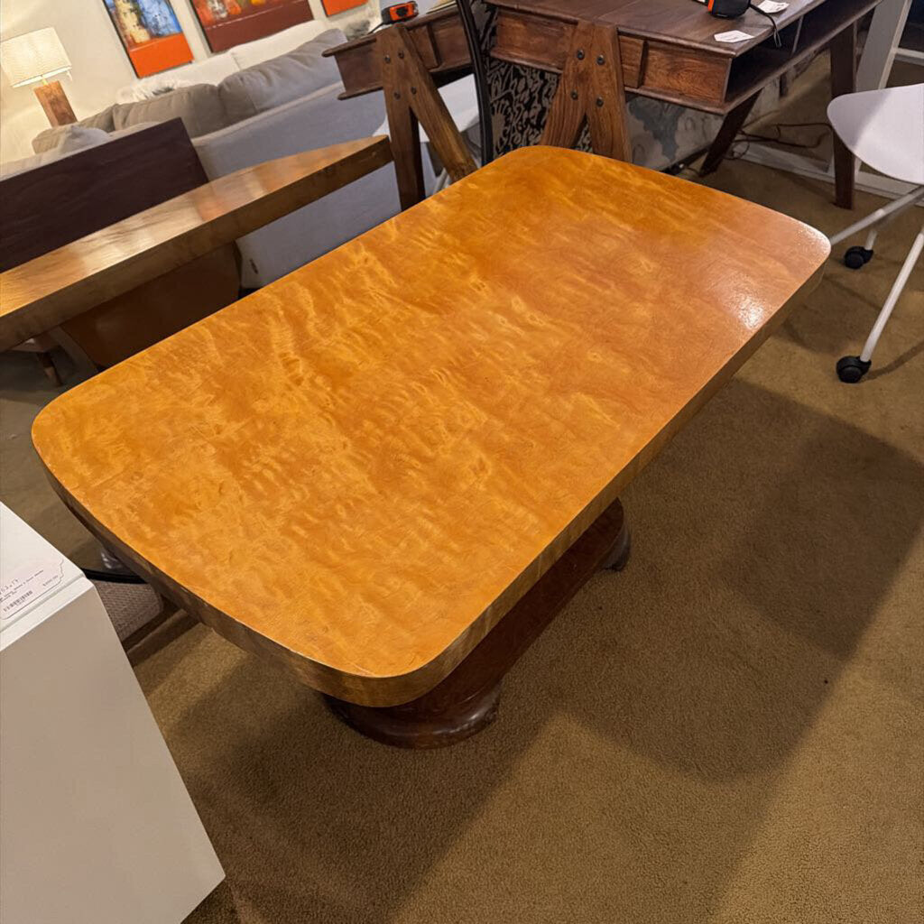 Ornate Art Deco Pedestal Coffee Table