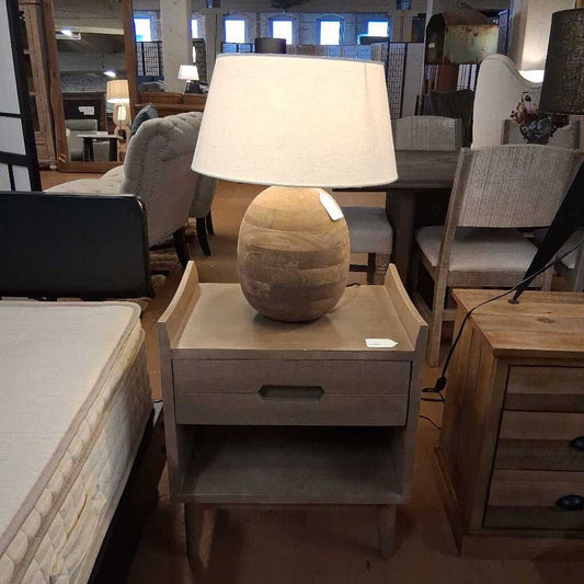 Mango Wood Table Lamp