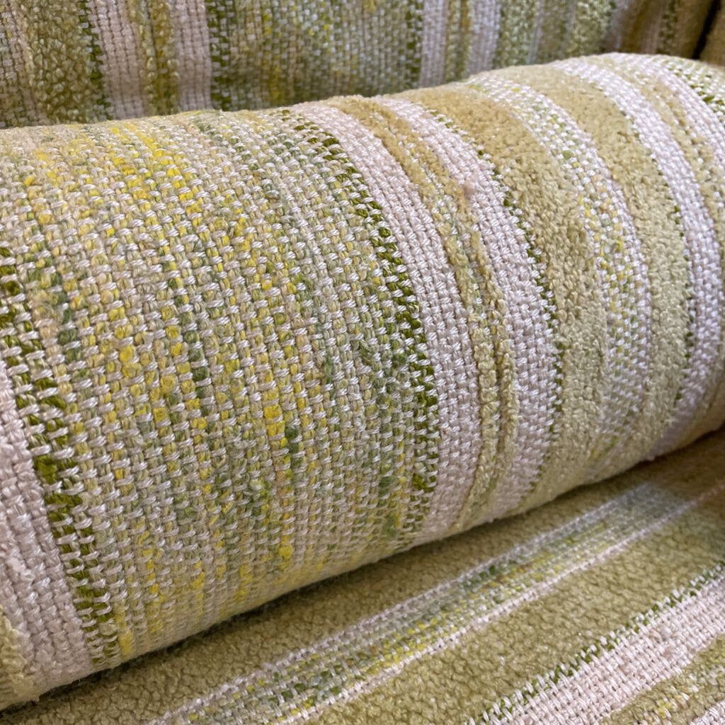 Henredon Key Lime Pie Stripe Loveseat