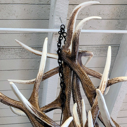 Faux Elk Chandelier UNIQUE FINDS
