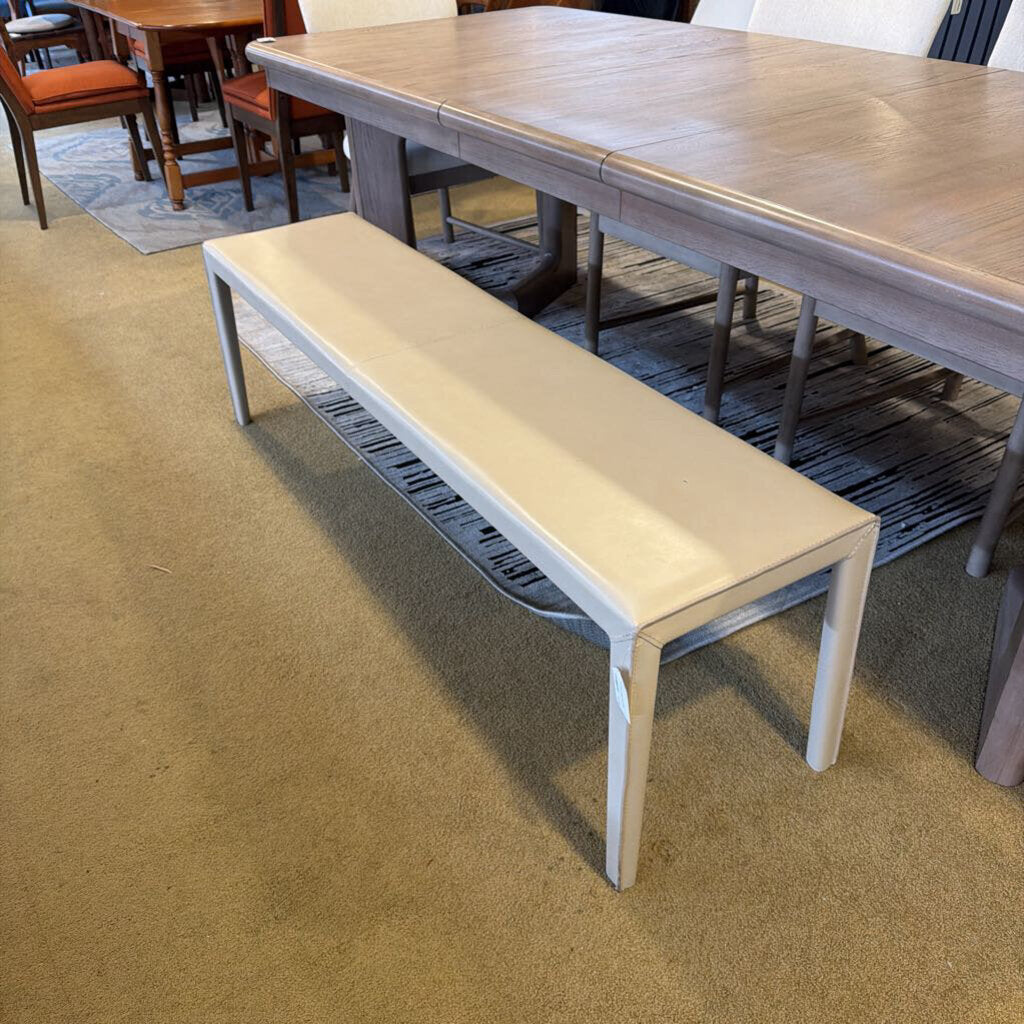 Off White Dining Bench