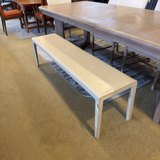 Off White Dining Bench