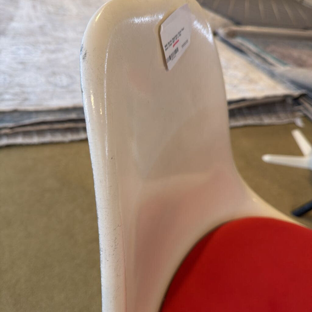 1960 Burke Saarinen Style Red Seat Chair SET OF 4