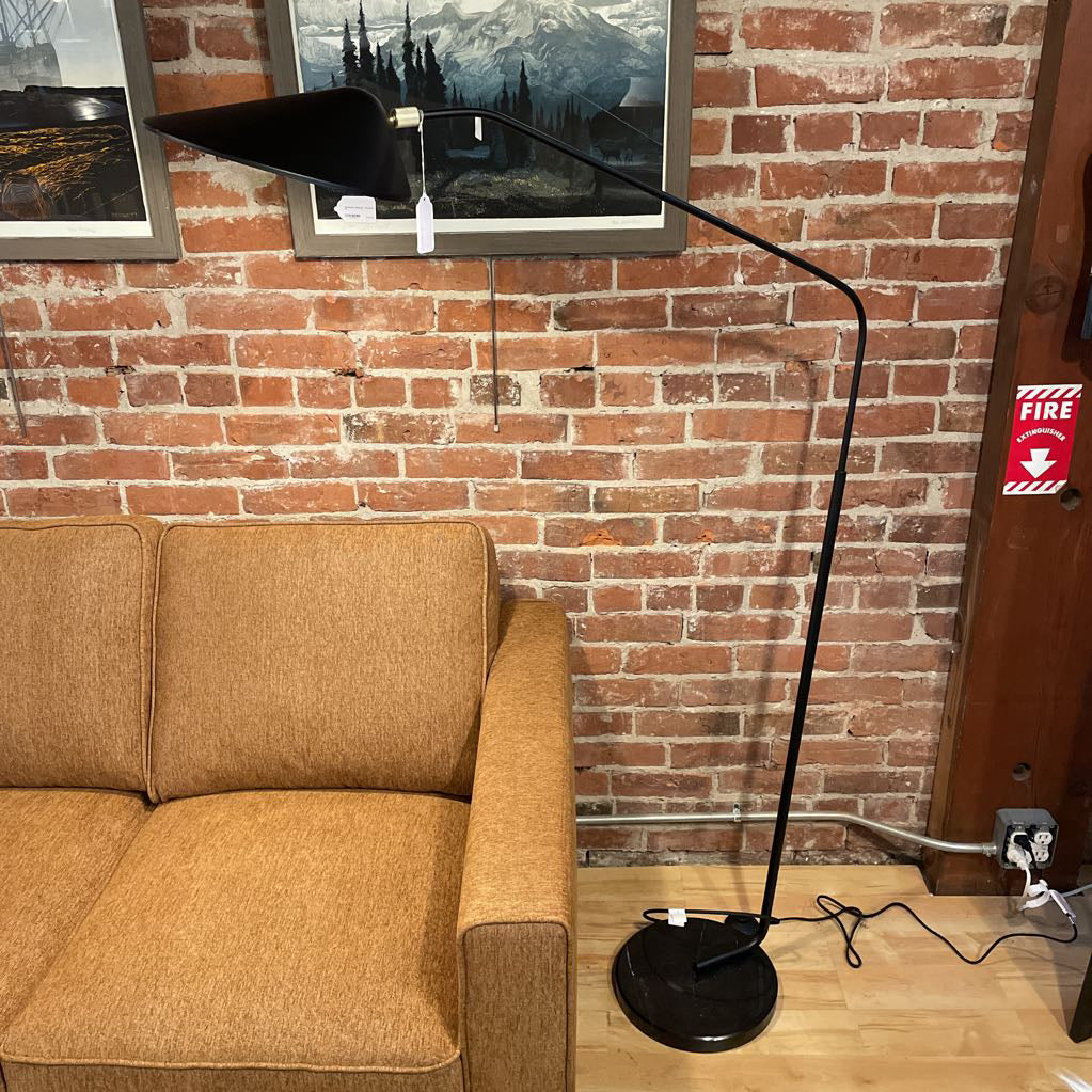 Black Metal Floor Lamp LAMPS