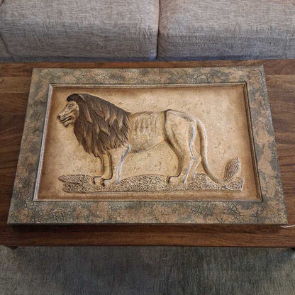 Lion Plaque
