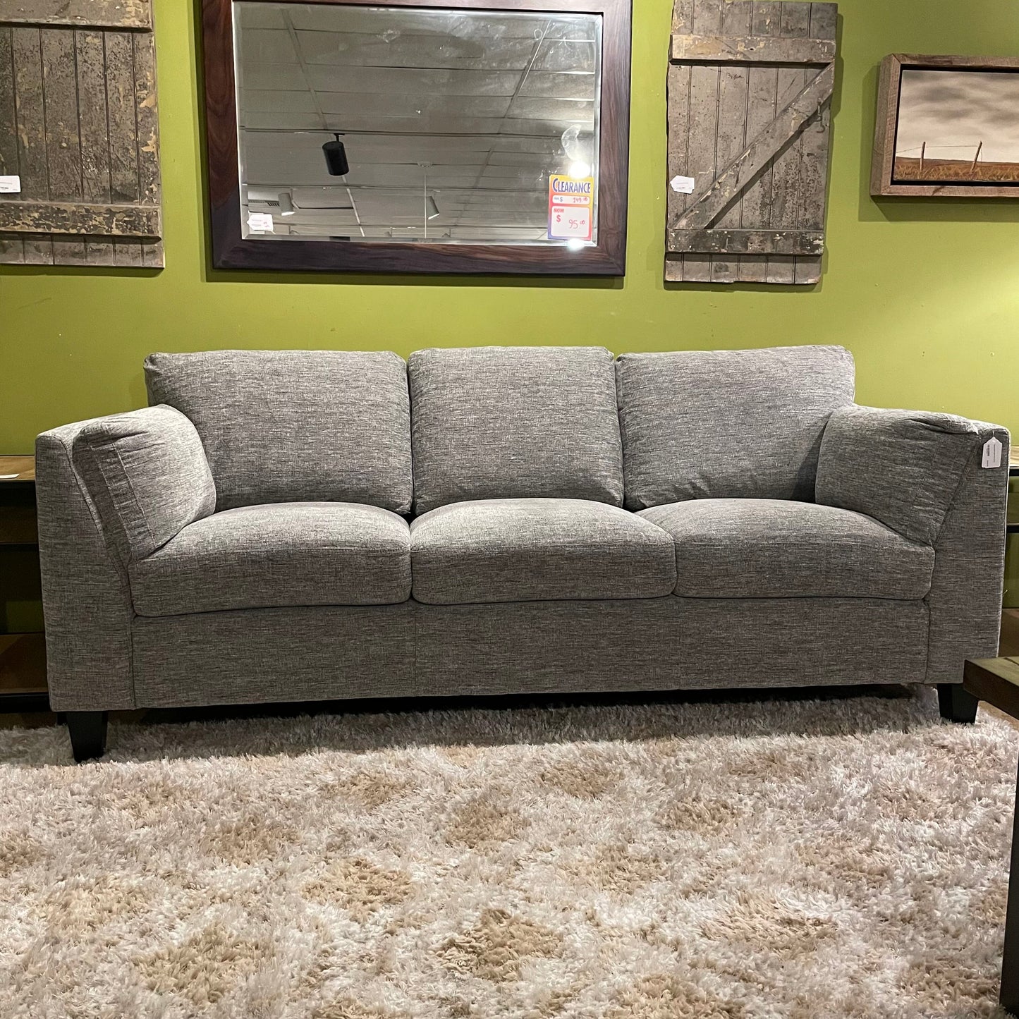 Comfy Mod Light Gray Sofa